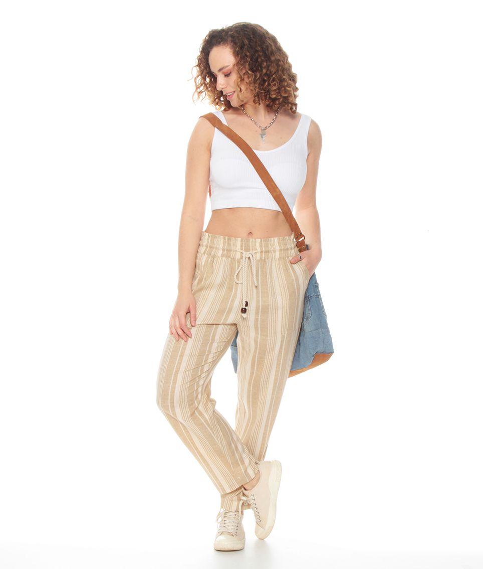 Pantalon Recto Listado-0