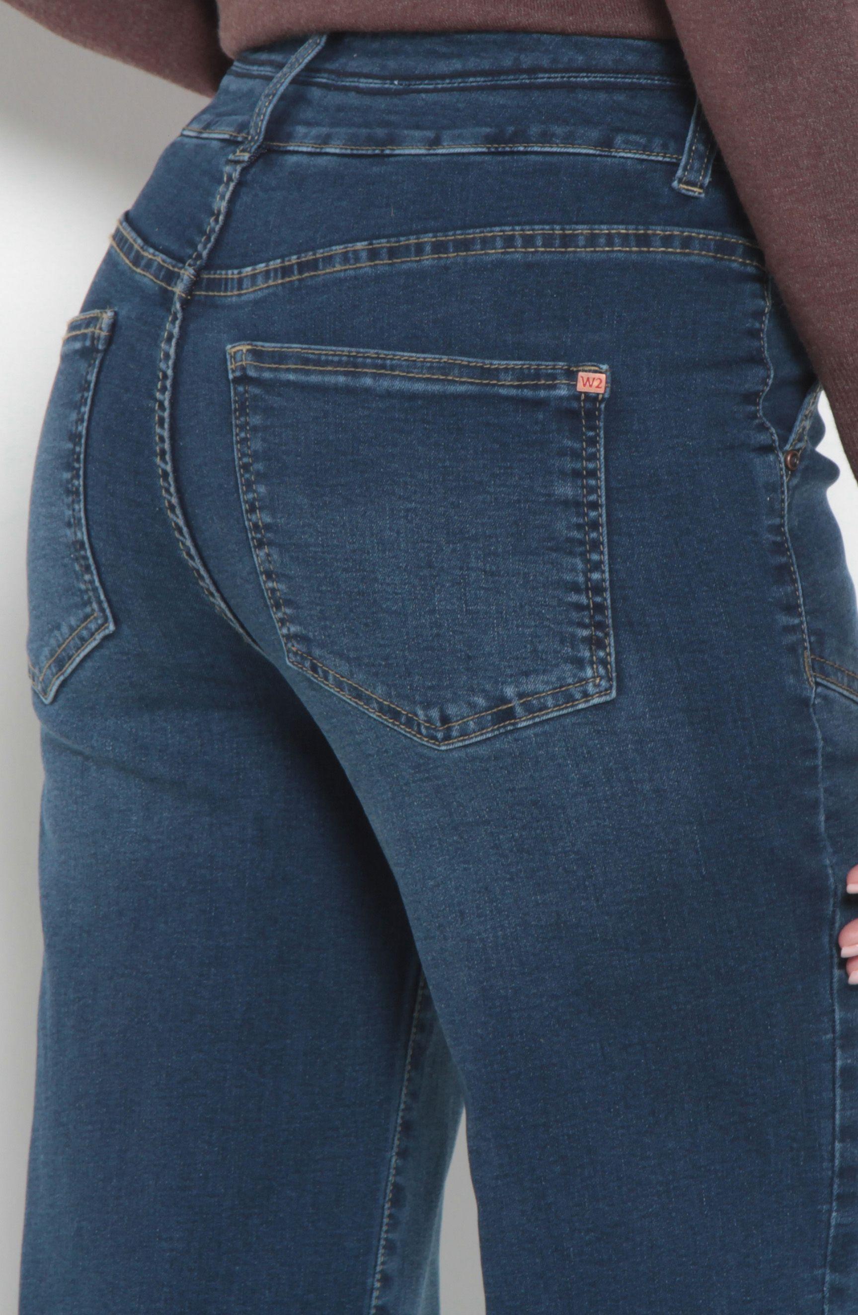 Jeans Recto Cargo Pretina Alta  Dos Botones-1