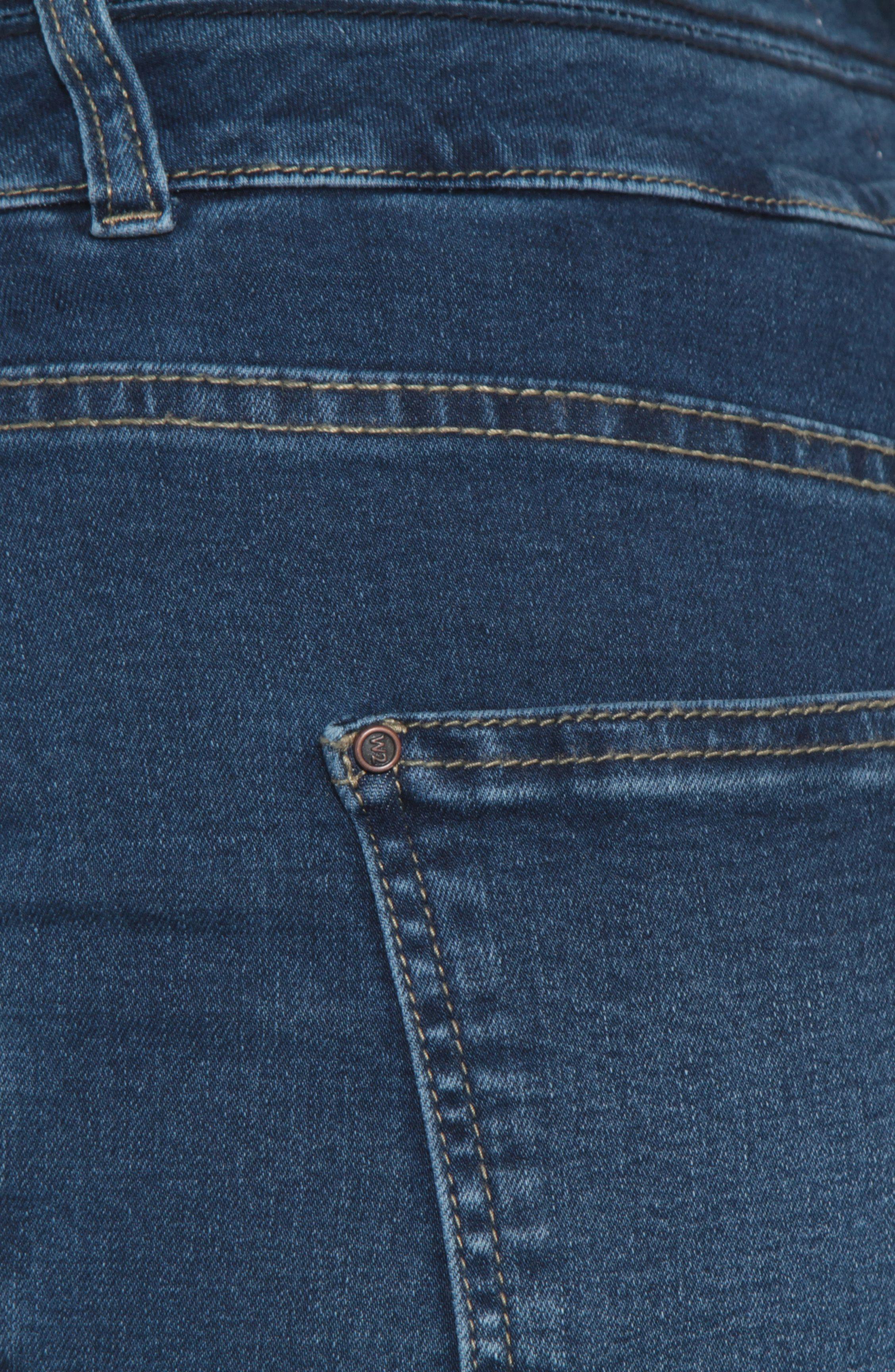 Jeans Crop Cargo Pretina Alta Dos Botones-3