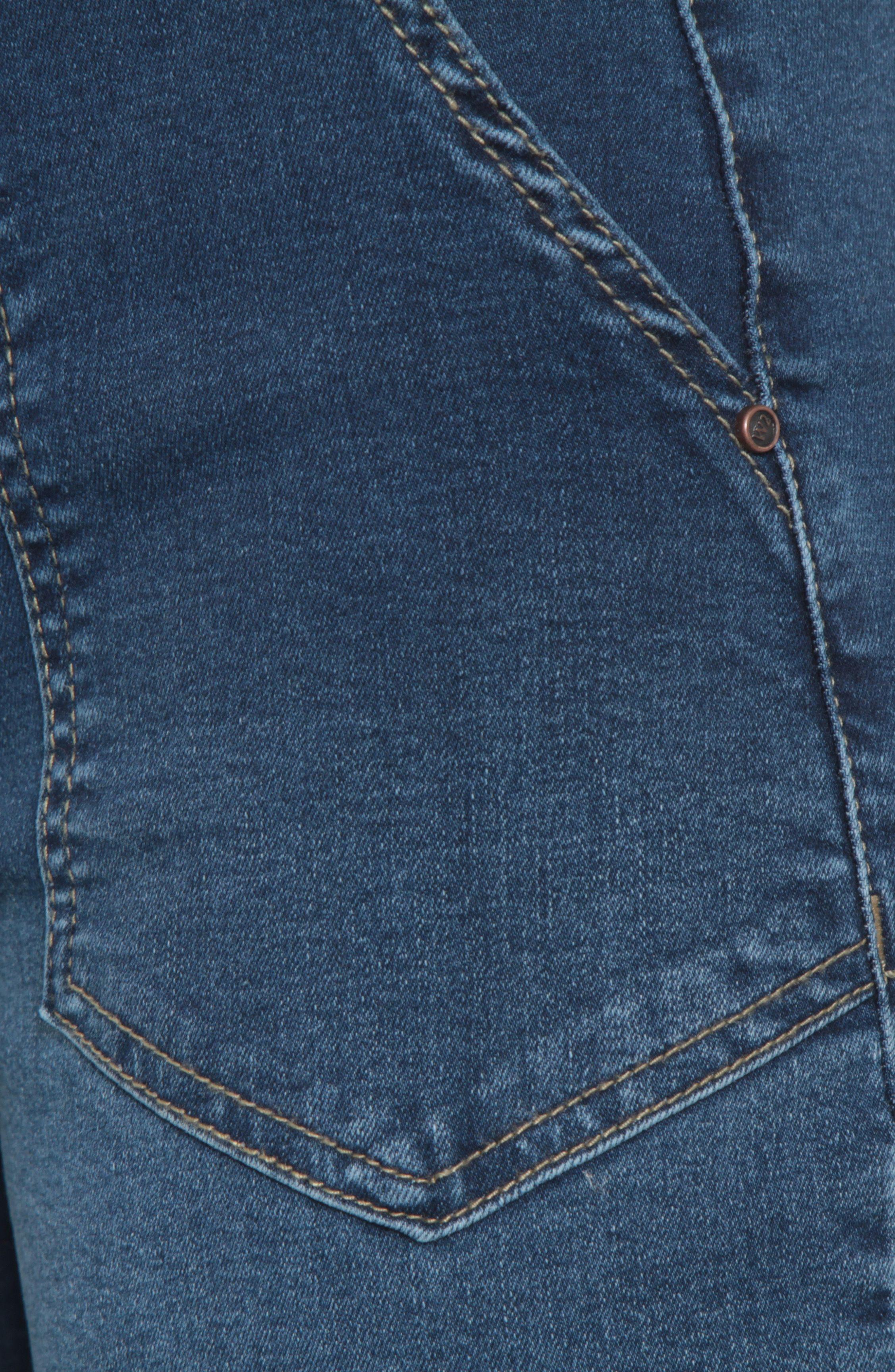 Jeans Crop Cargo Pretina Alta Dos Botones-7