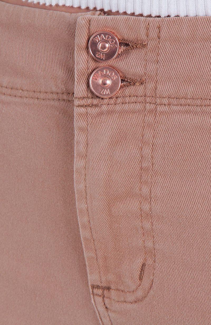 Jeans Cargo Wide Leg Tiro Alto Pretina Basica 1 Boton-5