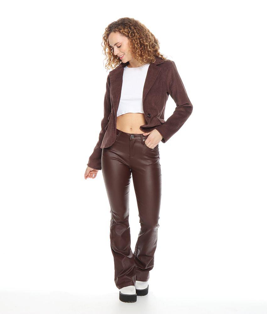 Blazer Cotele Con Forro Interno Con Bolsillos De Tapeta-2