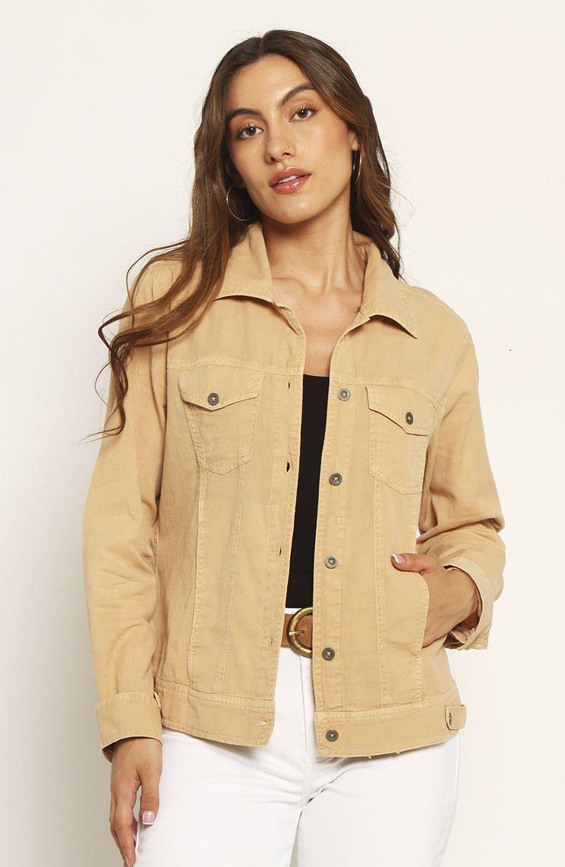 Chaqueta Manga Larga Lino-0