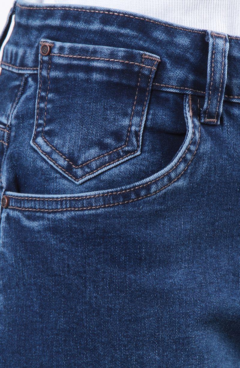Jeans Wide Tiro Alto   Pretina Basica 1 Boton-8