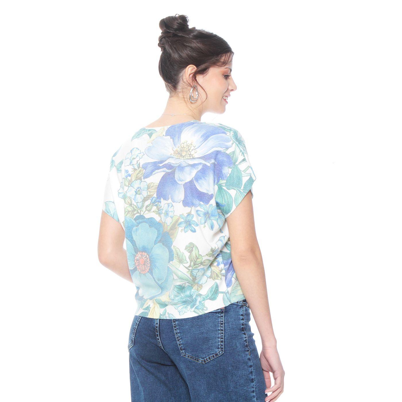 Sweater Manga Corta Sublimado Escote V-3