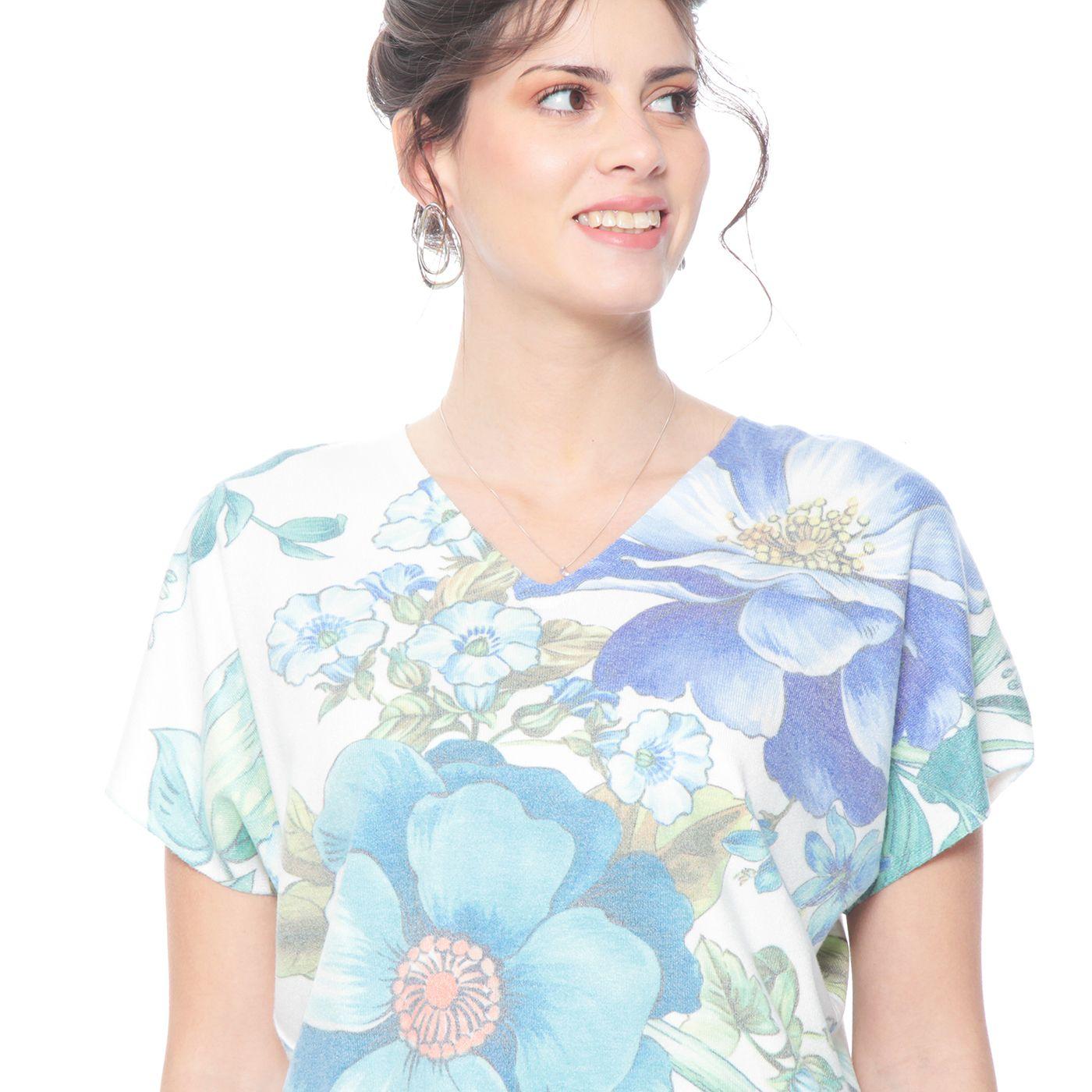 Sweater Manga Corta Sublimado Escote V-5