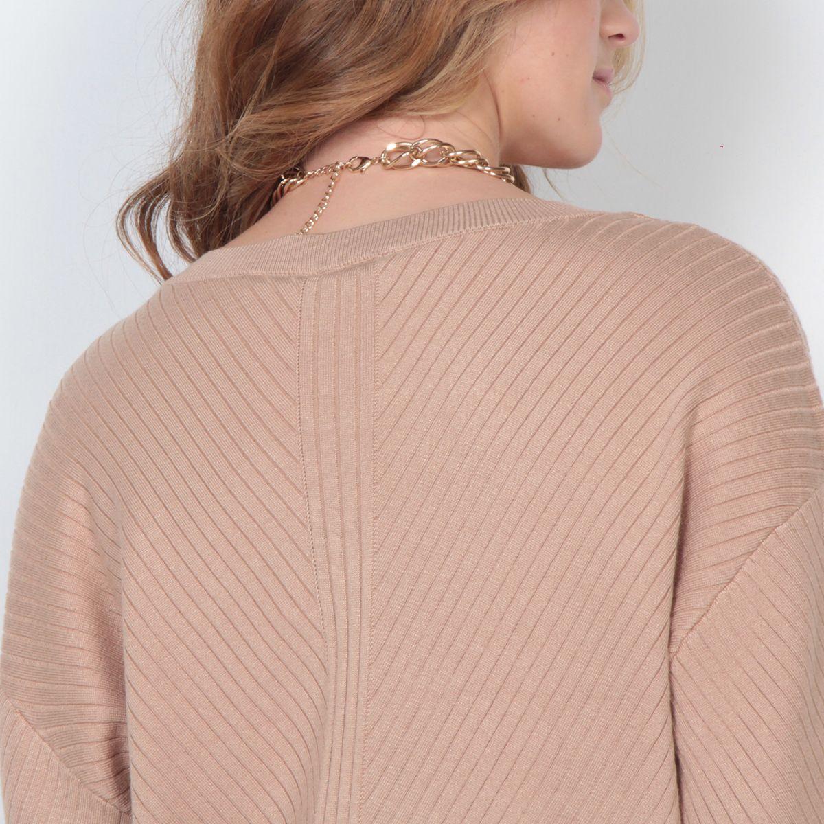 Sweater Manga Larga Solido-5