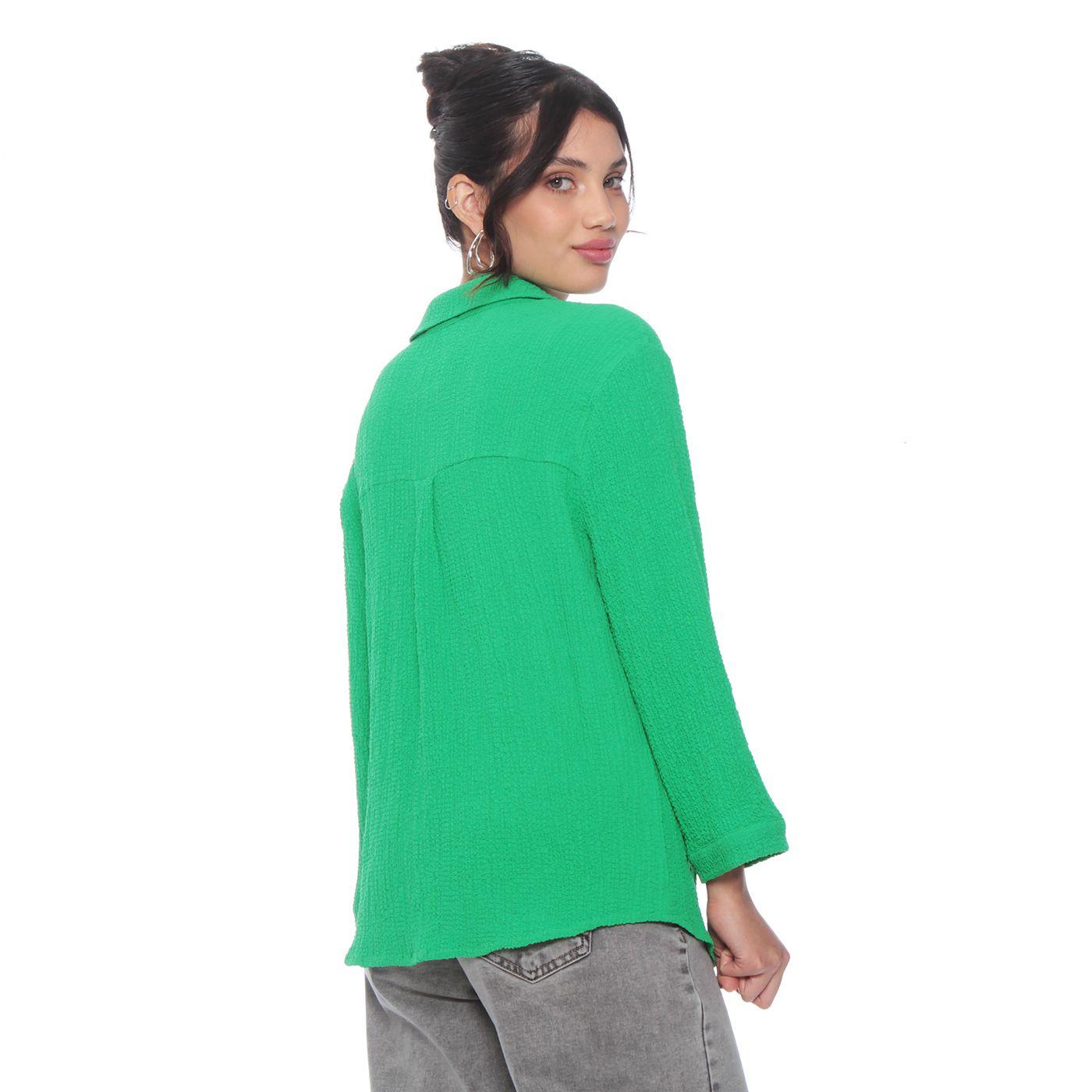 Blusa Manga Larga Solida-3