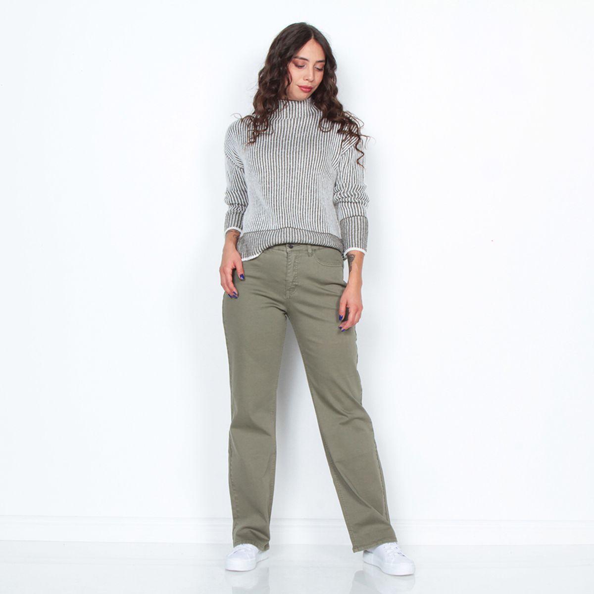 Sweater Con Cuello Alto Manga Larga-4