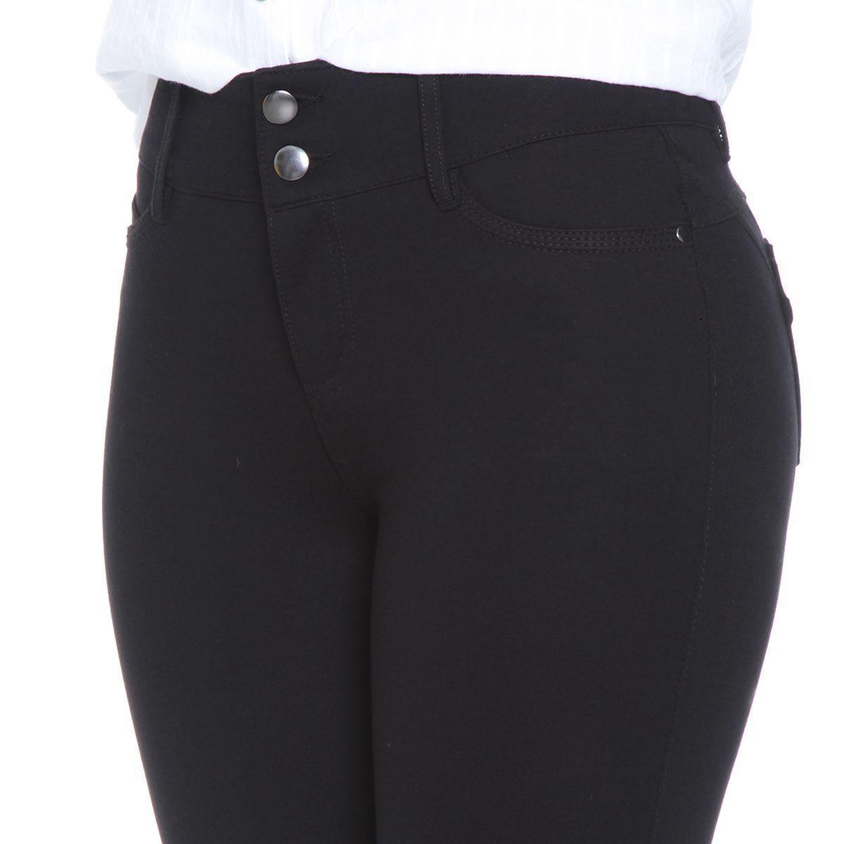 Ponte Pitillo Pretina Media Con Dos Botones Bolsillos Falsos-1