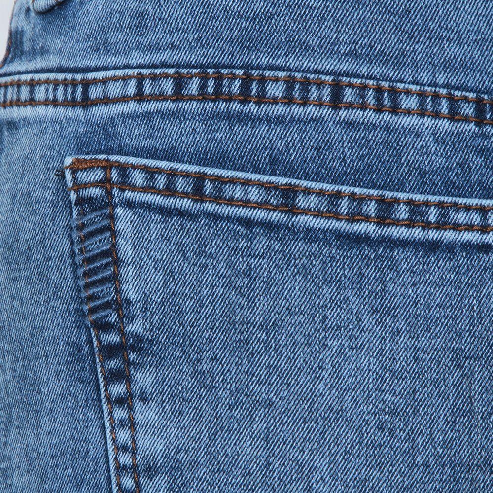 Jeans  Wide Leg Tiro Alto Pretina Interna 1 Boton-9