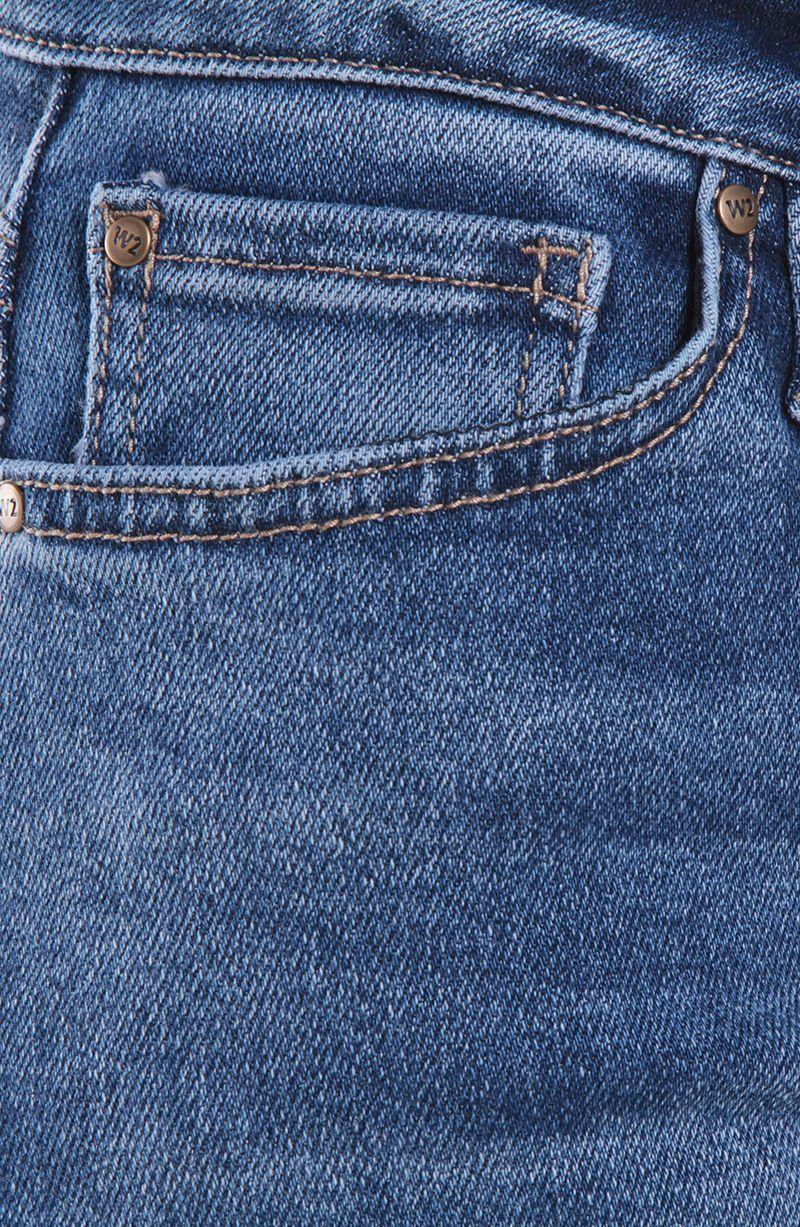 Jeans Wide Leg Tiro Medio Pretina Basica 1 Boton-3