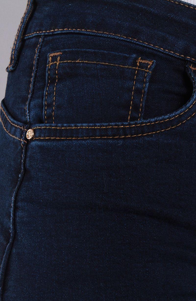 Jeans Wide Tiro Alto Secret Push Up Pretina Basica Un Boton-4
