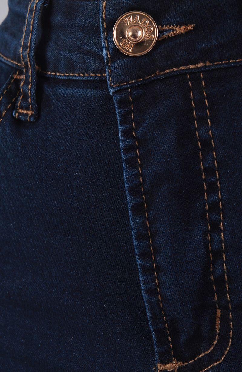 Jeans Wide Tiro Alto Secret Push Up Pretina Basica Un Boton-7