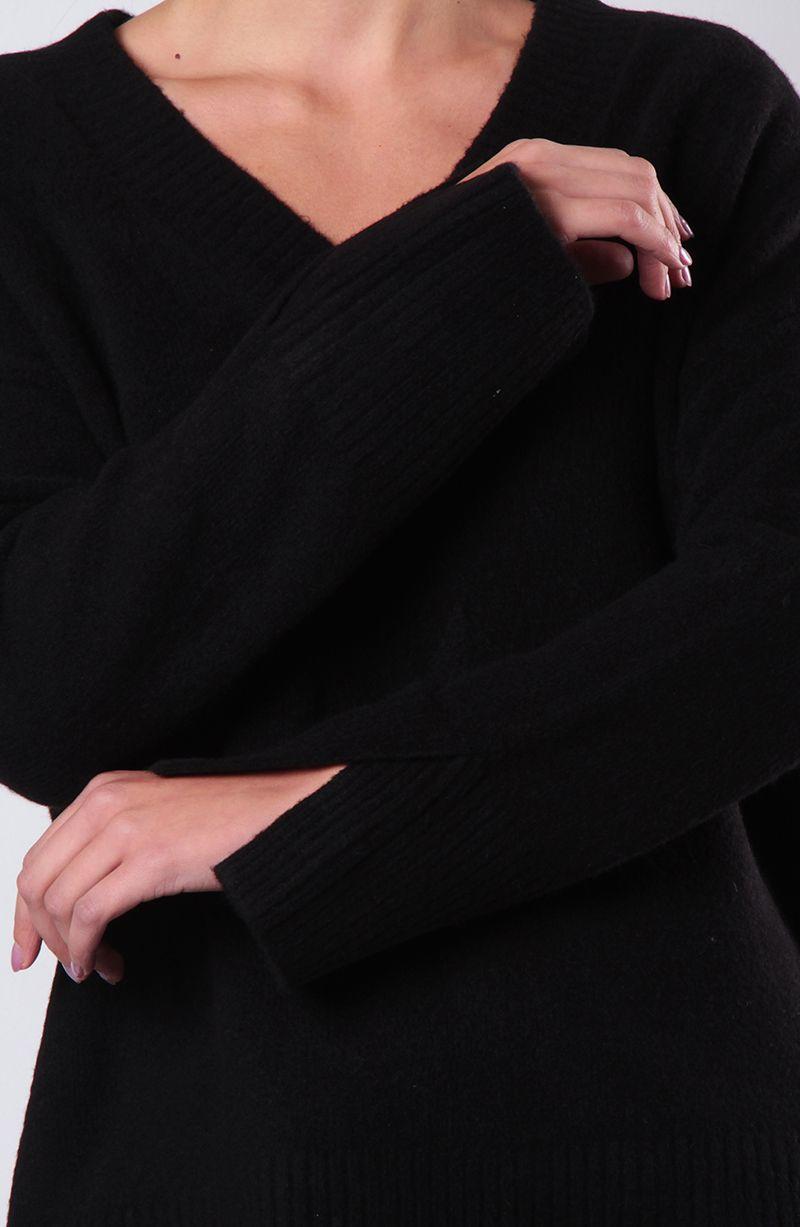 Sweater Manga Larga Escote V-3