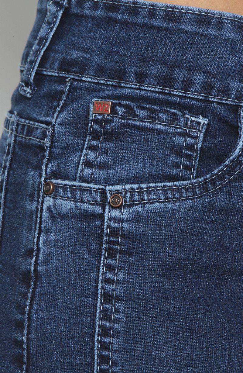 Jeans Wide Leg Tiro Alto  Costadillos  Pretina Basica 1 Boton-4