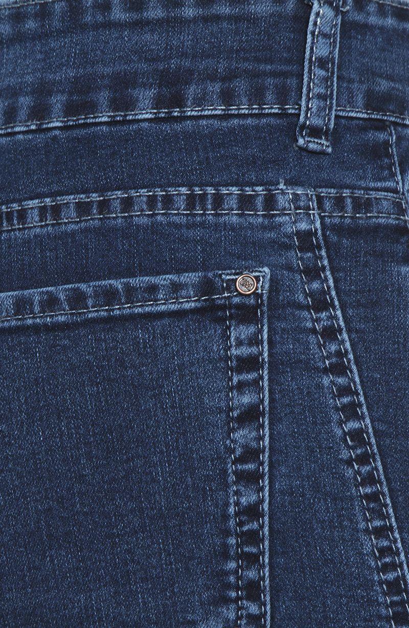 Jeans Wide Leg Tiro Alto  Costadillos  Pretina Basica 1 Boton-5