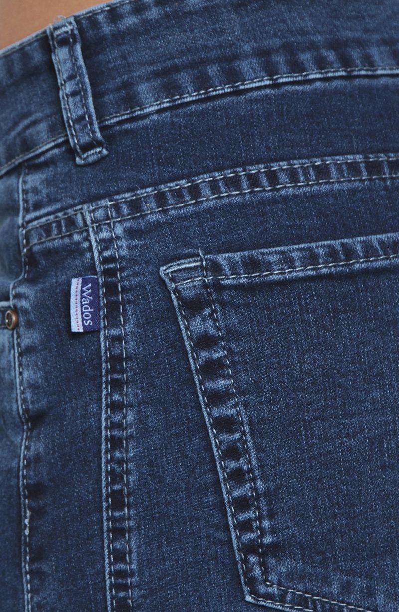 Jeans Wide Leg Tiro Alto  Costadillos  Pretina Basica 1 Boton-6