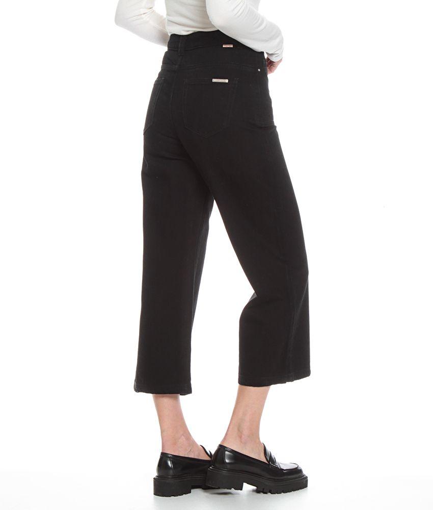 Jeans Basico Palazzo Culotte Tiro Alto Pretina Basica Un Boton-4