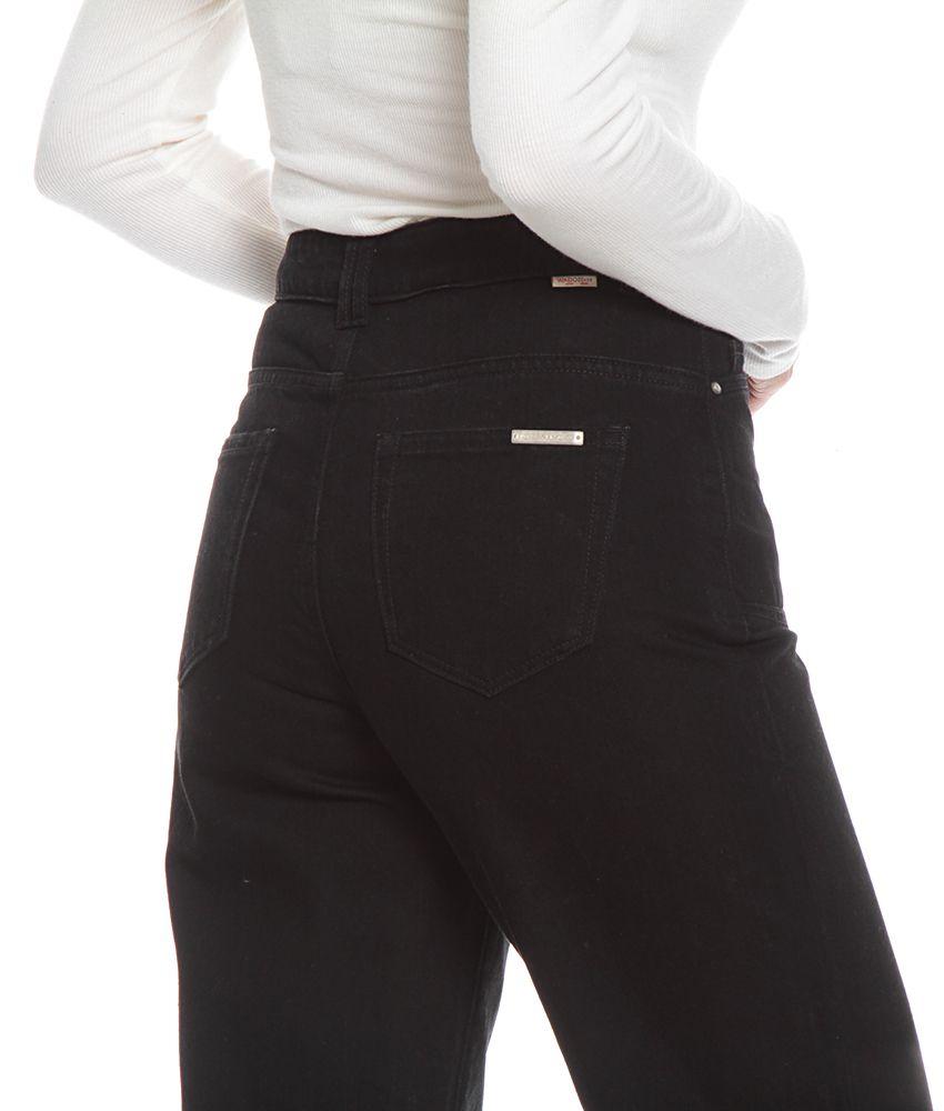 Jeans Basico Palazzo Culotte Tiro Alto Pretina Basica Un Boton-6