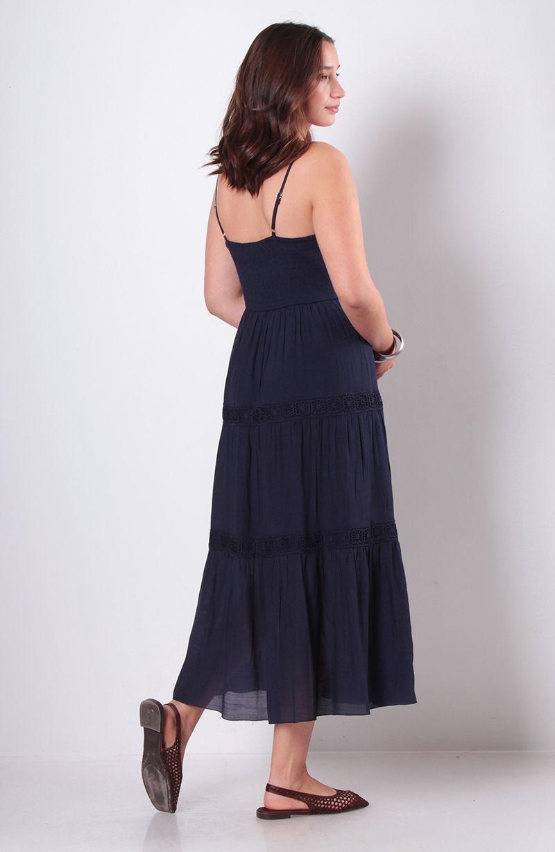 Vestido Sin Manga Escote V-5