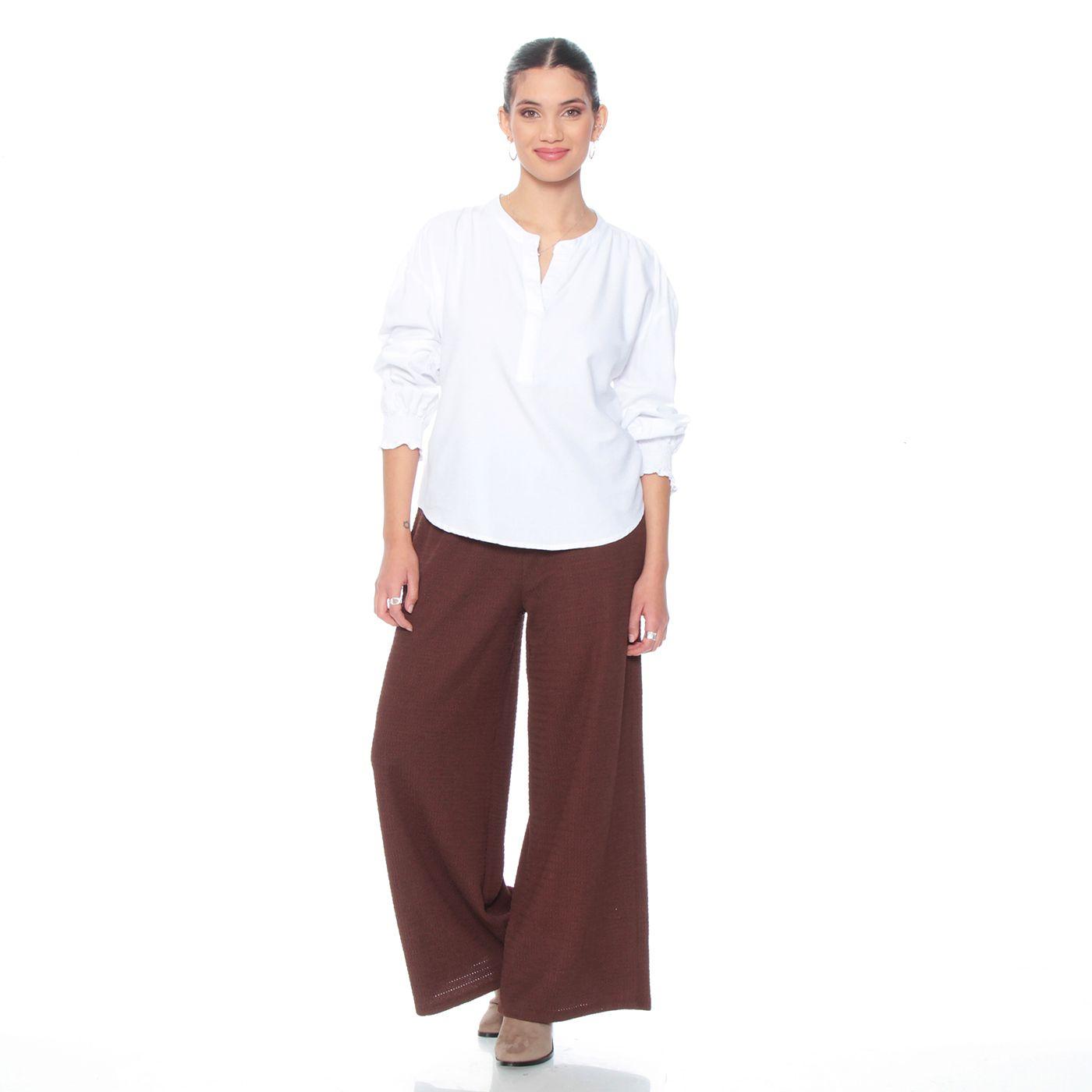 Blusa Manga Larga Lyocell Escote V Y Punos Elasticado-2