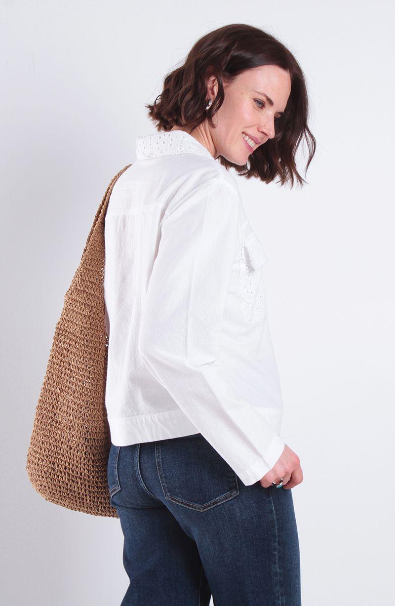 Chaqueta Manga Larga Embroidery Con Bolsillos-4