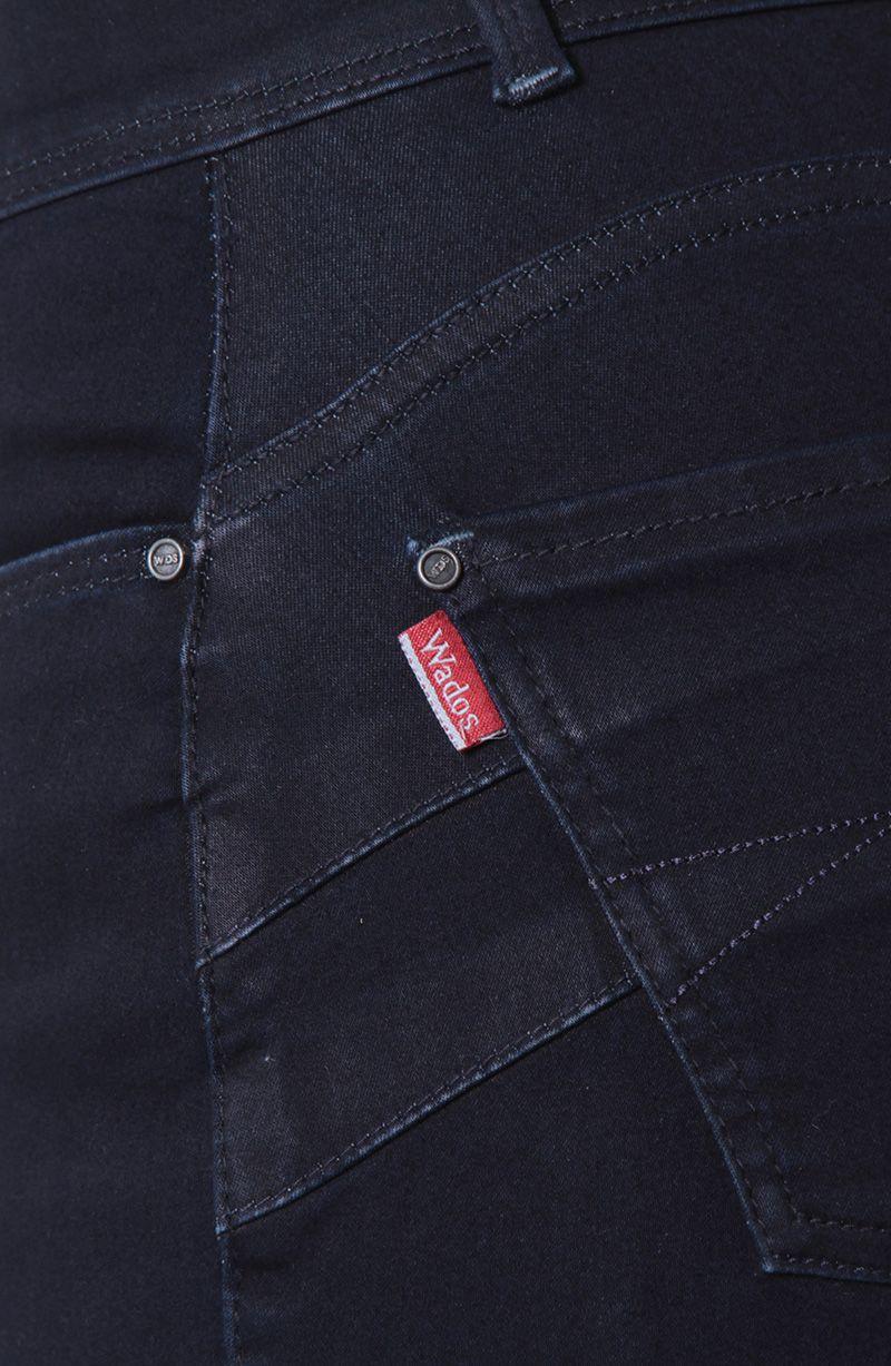 Jeans Slim Escultural Tiro Alto Pretina Ancha 3 Botones-9