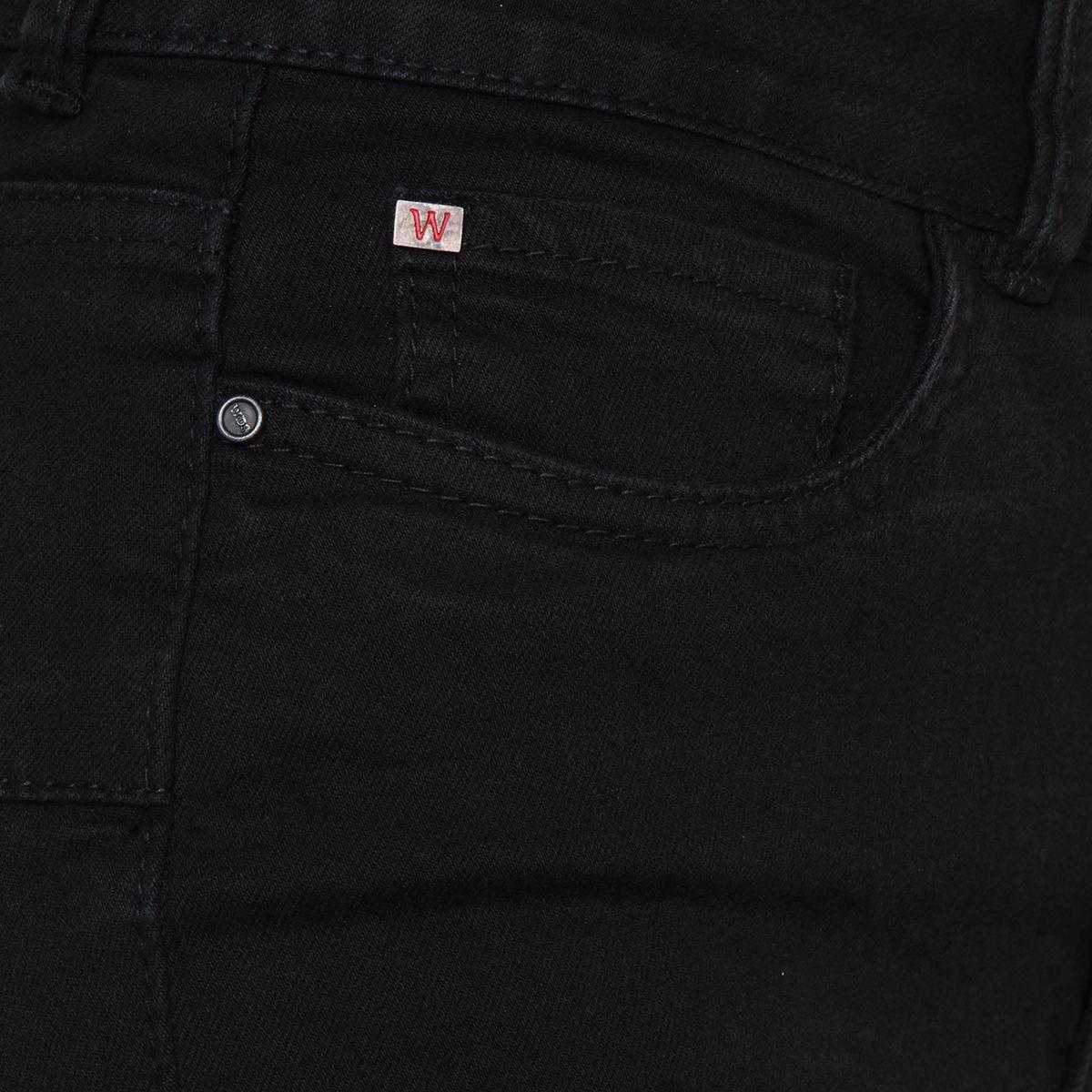 Jeans 1 Boton Flare Tiro Alto Push Up Pretina 1 Boton-2