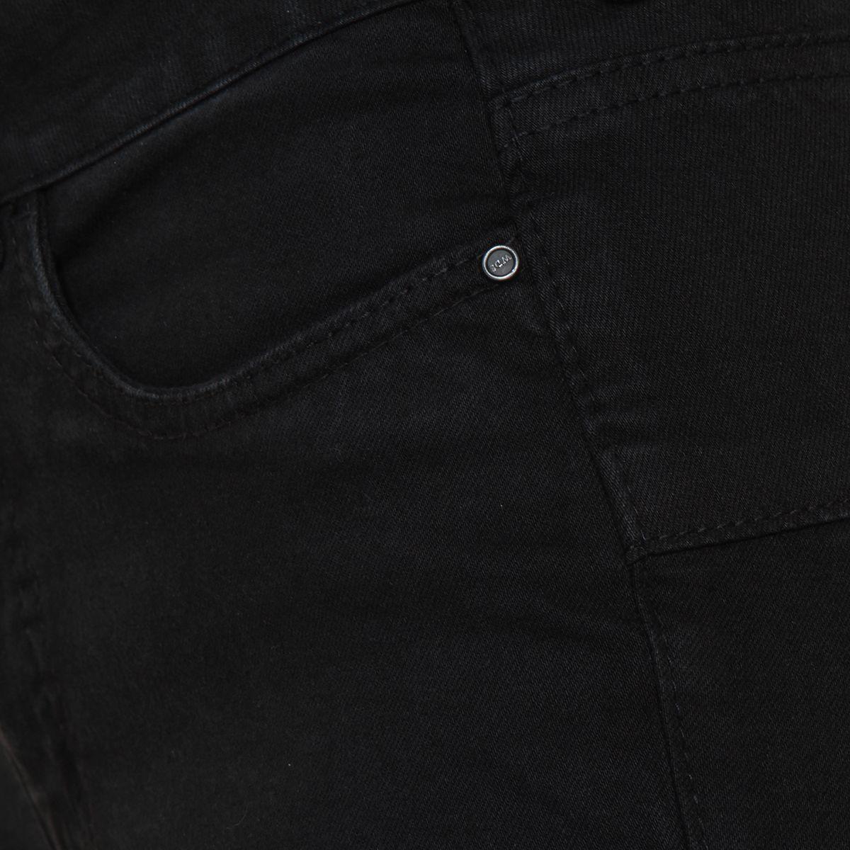 Jeans 1 Boton Flare Tiro Alto Push Up Pretina 1 Boton-8