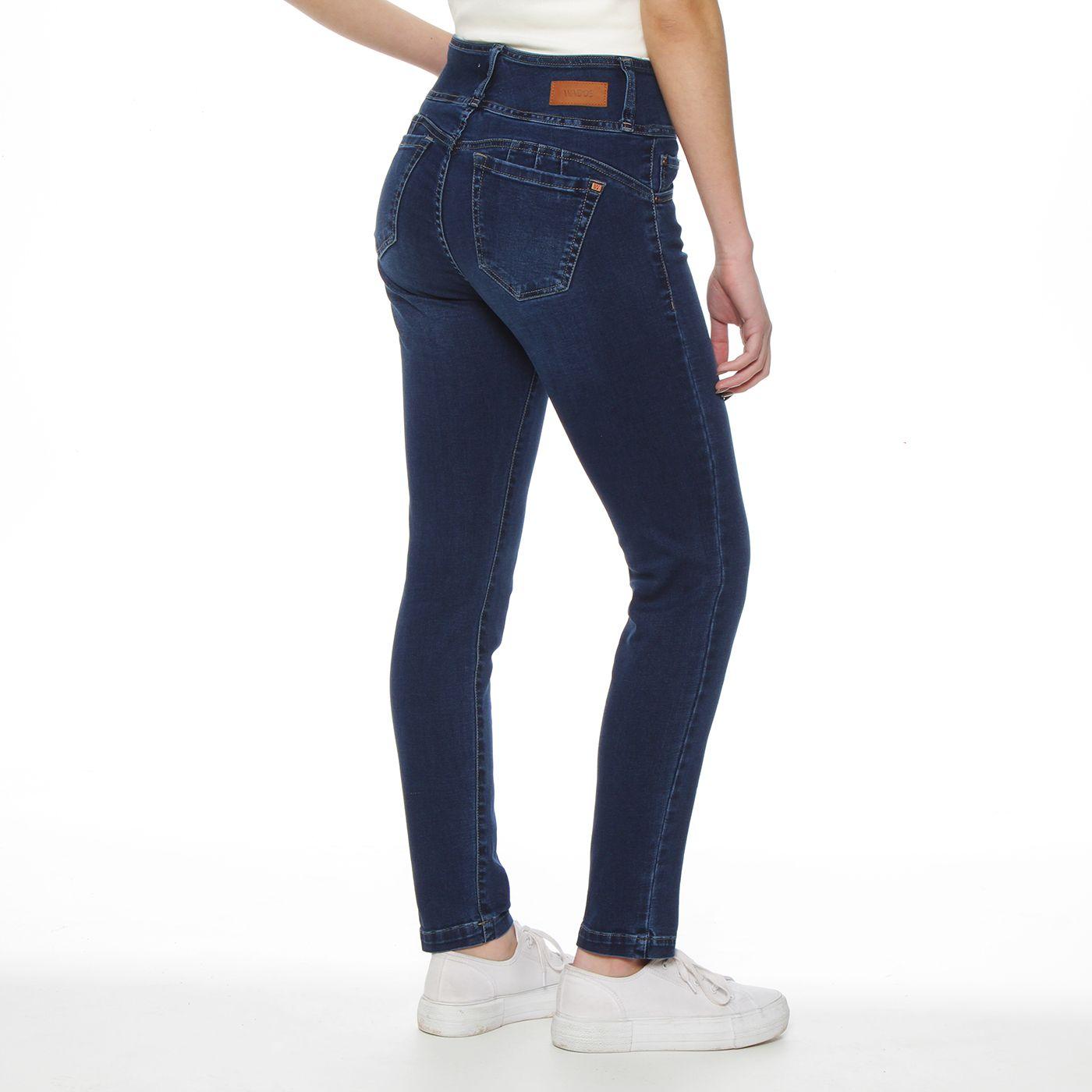 Jeans Pitillo Escultural Tiro Alto 3 Botones-1