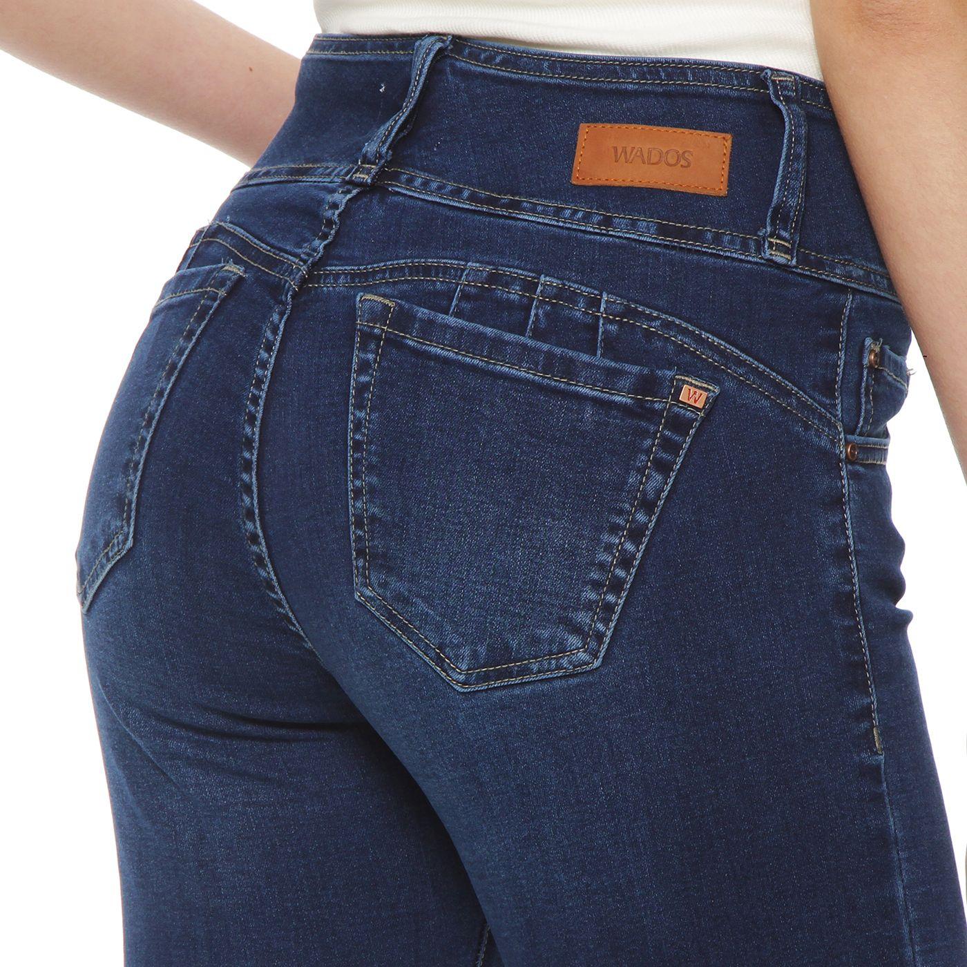 Jeans Pitillo Escultural Tiro Alto 3 Botones-5