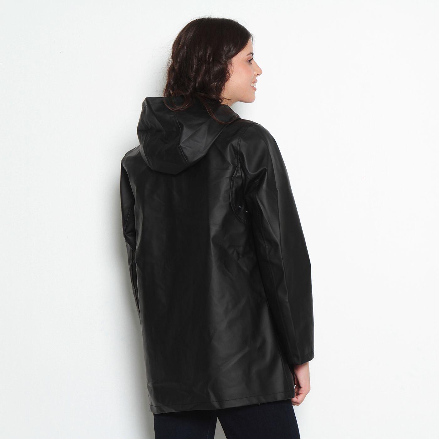 Chaqueta Impermeable Manga   Larga Con Capucha-7