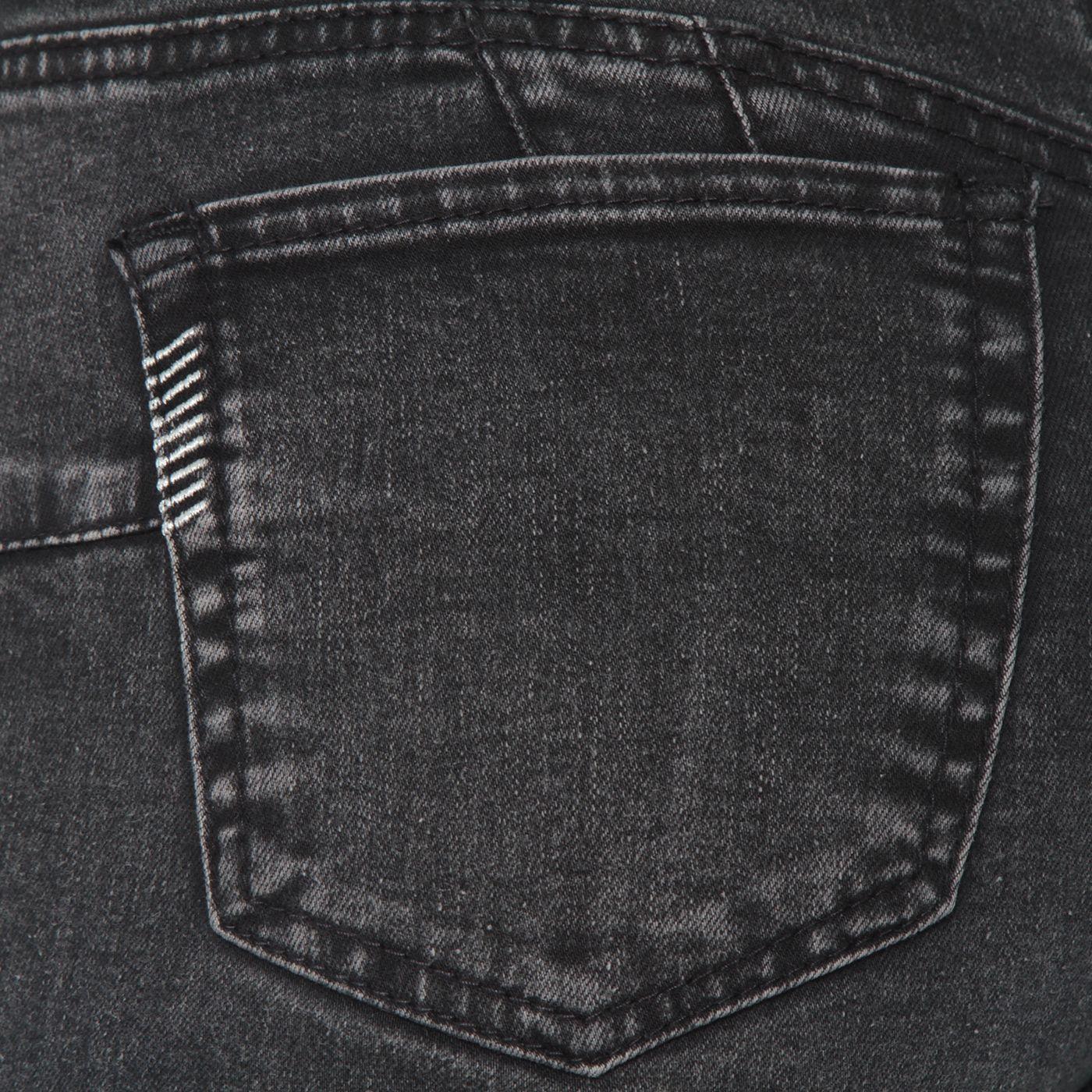 Jeans Flare Tiro Alto  1 Boton Push Up Pretina Basica-8