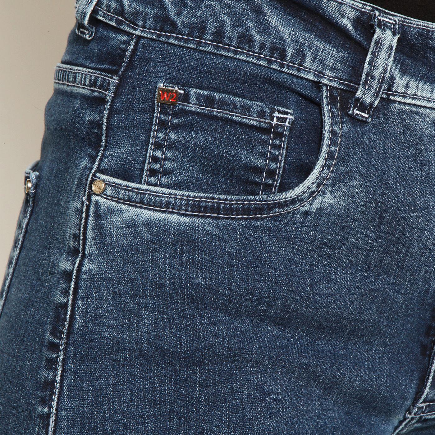 Bermuda Jort Denim Tiro Alto Pretina Basica 1 Boton-8