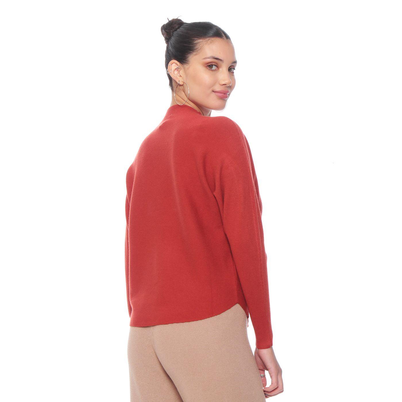 Sweater Manga Codo Cuello Subido-6
