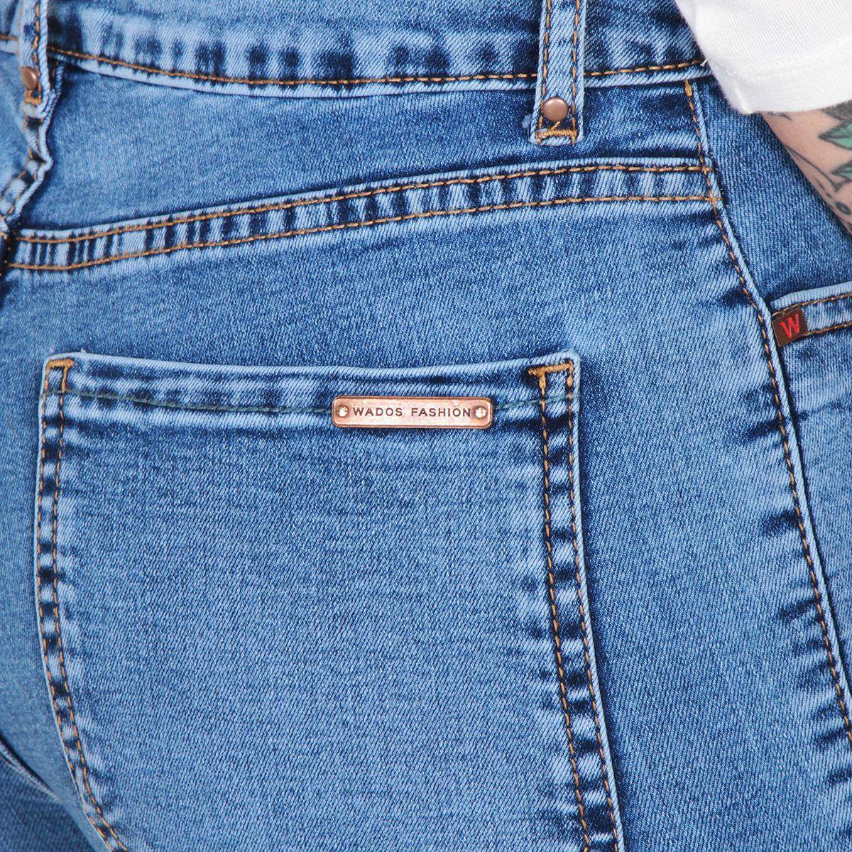 Jeans Flare Cargo Tiro Alto Tachas Pretina 1 Boton-7