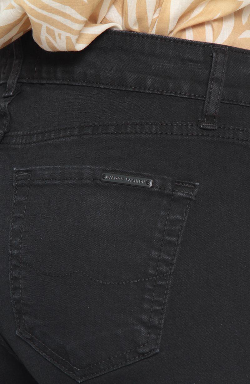 Jeans Basico Recto Tiro Alto Pretina   Un Boton-5