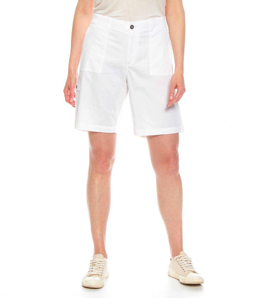 Short Cargo Solido Pretina Un Boton Con Pu?o-0