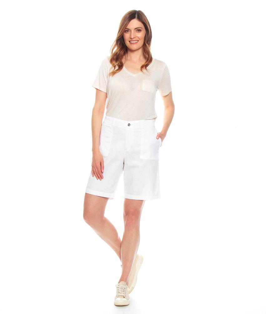 Short Cargo Solido Pretina Un Boton Con Pu?o-4