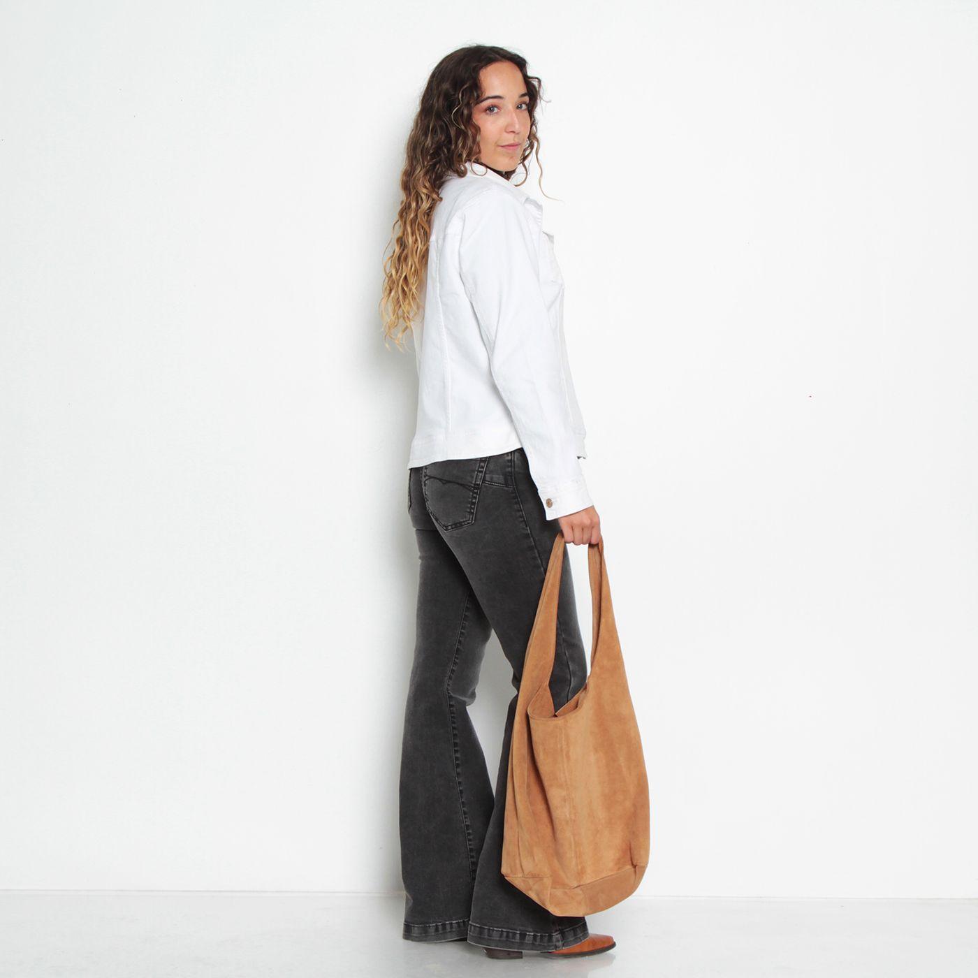 Chaqueta Denim Clasica  Pretina Basica-5