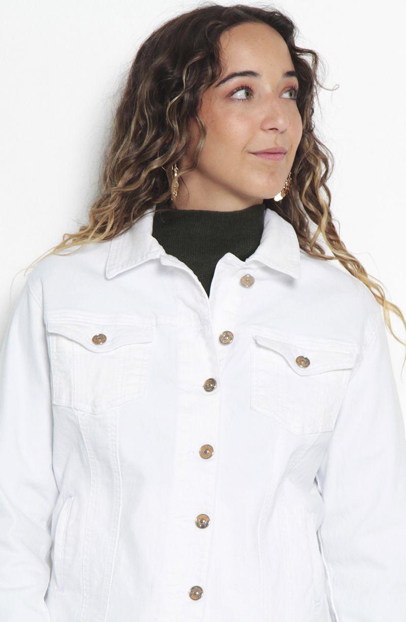 Chaqueta Denim Clasica  Pretina Basica-1