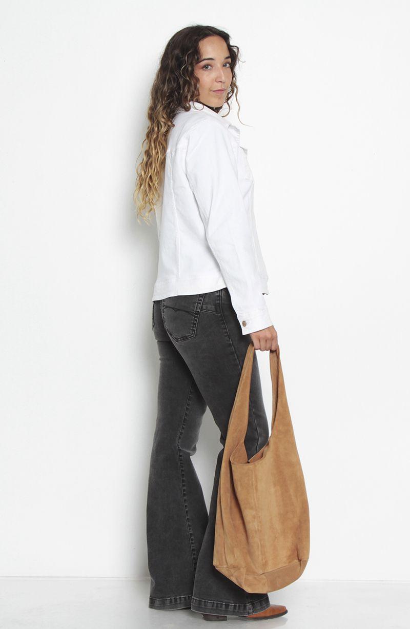 Chaqueta Denim Clasica  Pretina Basica-6