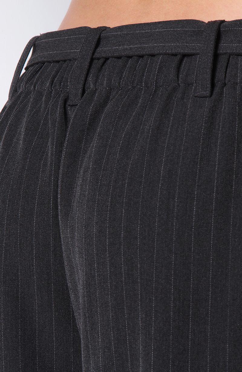 Pantalon Wide Leg Tiro Alto Pretina Elasticada Con Lazo-3