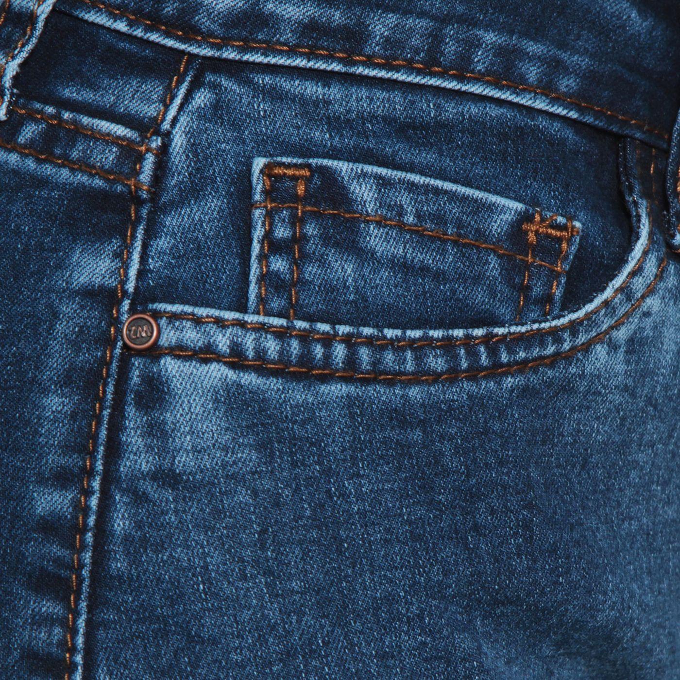 Jeans Basico  Recto Pretina  Un Boton-3