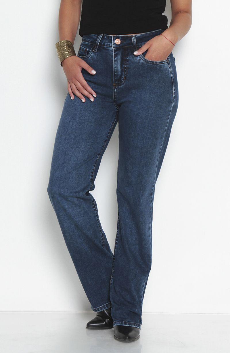 Jeans Basico  Recto Pretina  Un Boton-0