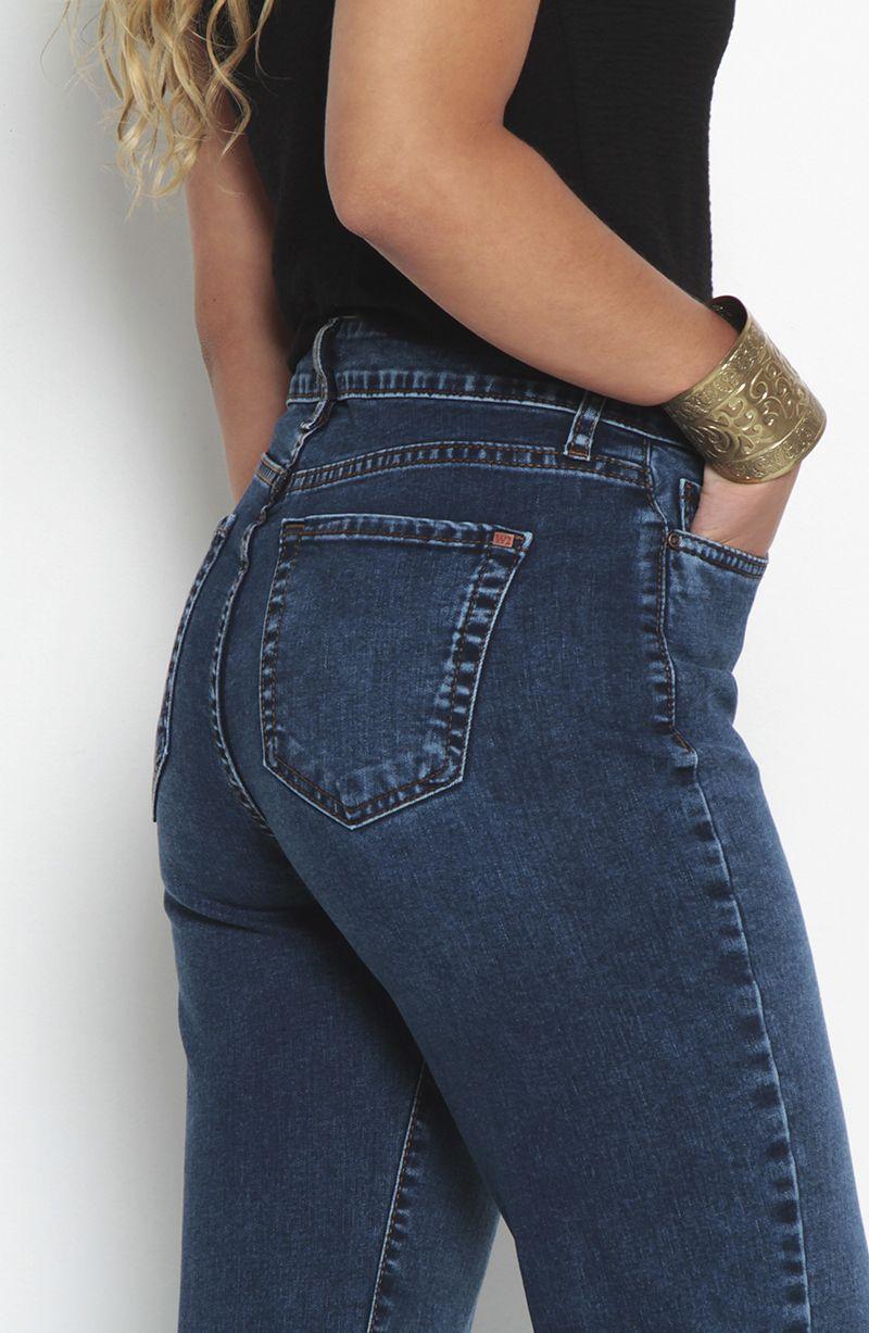 Jeans Basico  Recto Pretina  Un Boton-1