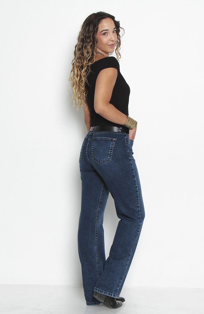 Jeans Basico  Recto Pretina  Un Boton-8