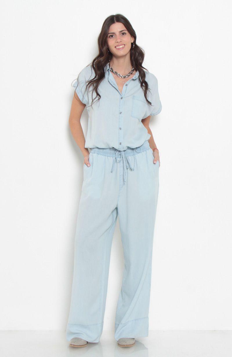 Conjunto Lyocell Blusa Y Pantalon-0