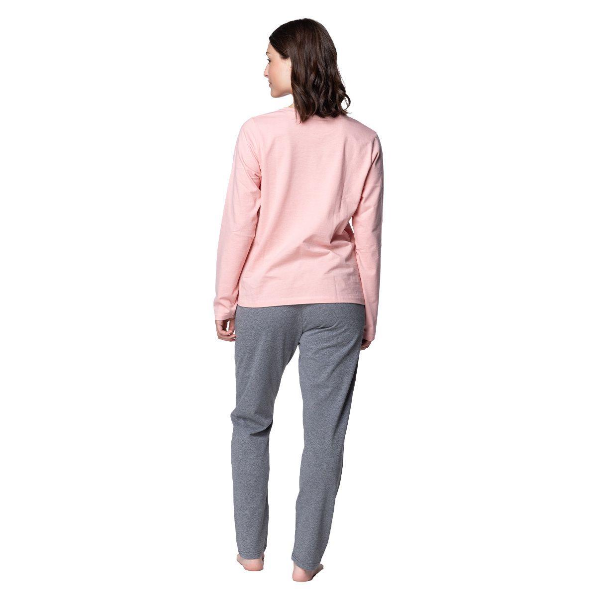 Pijama Algodón Mujer Invierno C4 TOP-1
